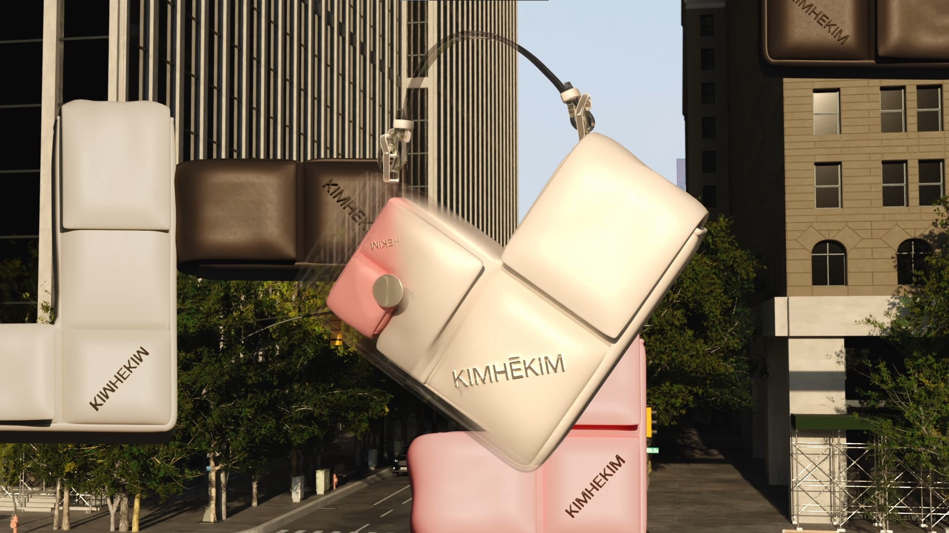 KIMHEKIM Petit Coeur Bag Tetris — 05